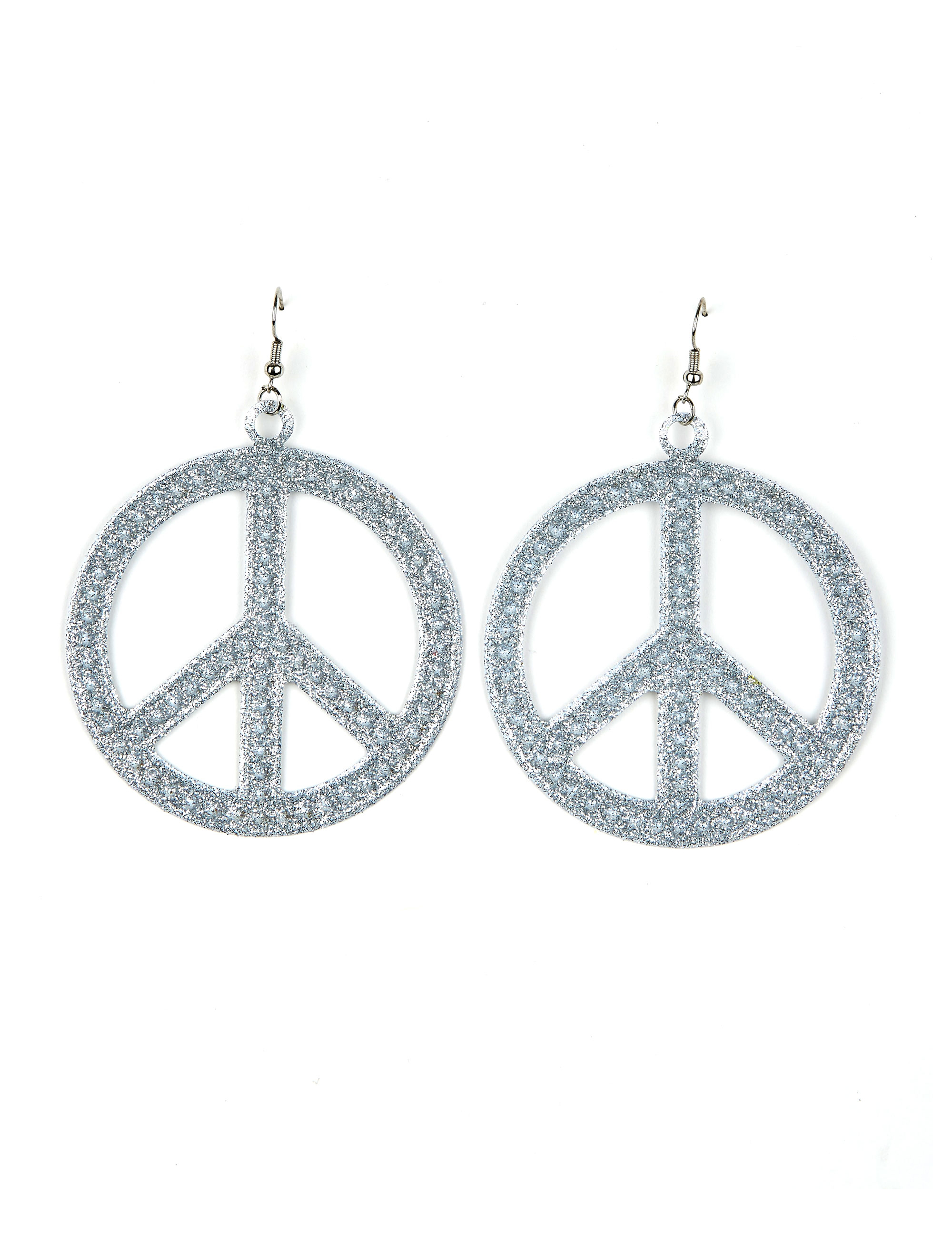 Boucles d'oreilles hippie argentées