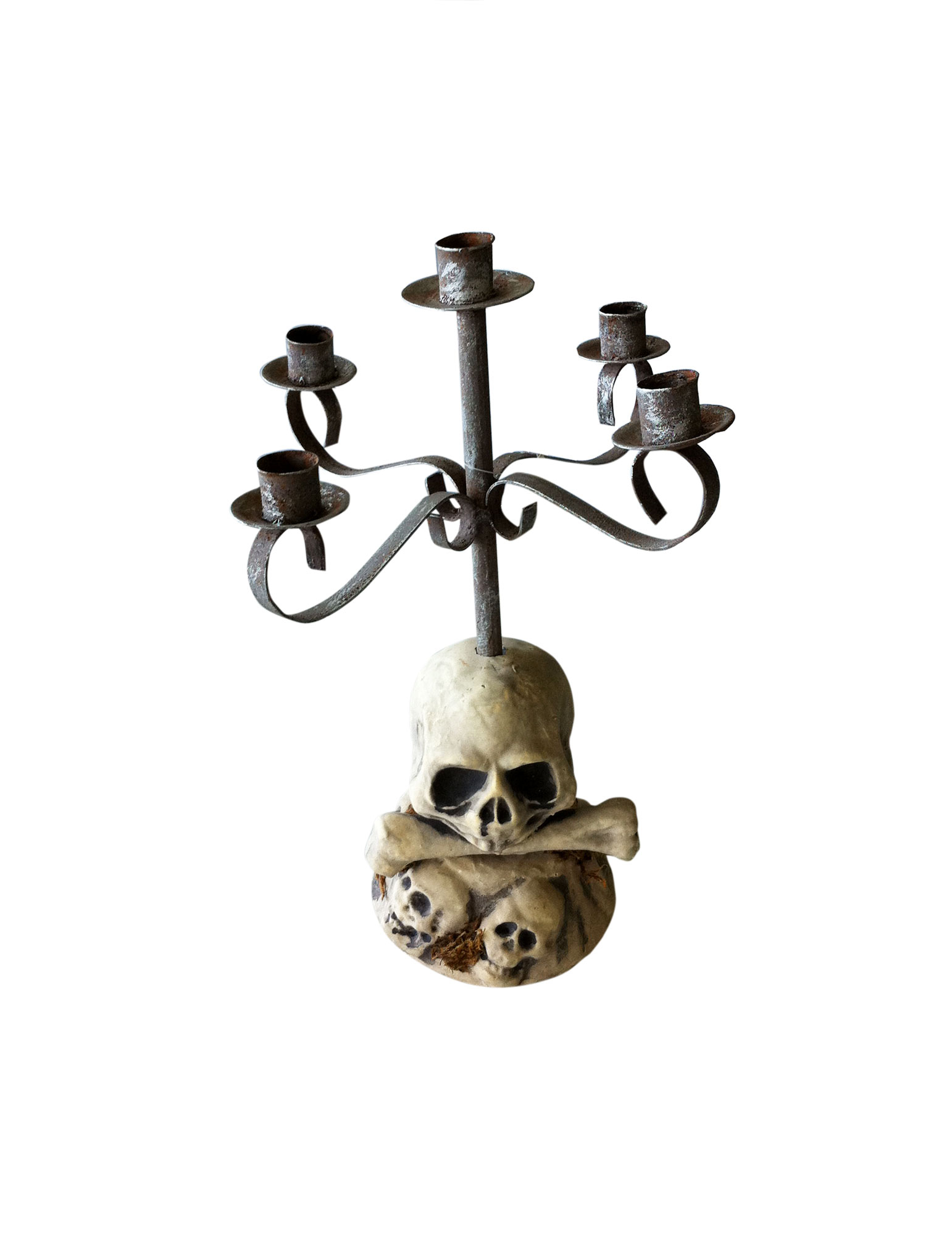 Chandelier  têtes de mort