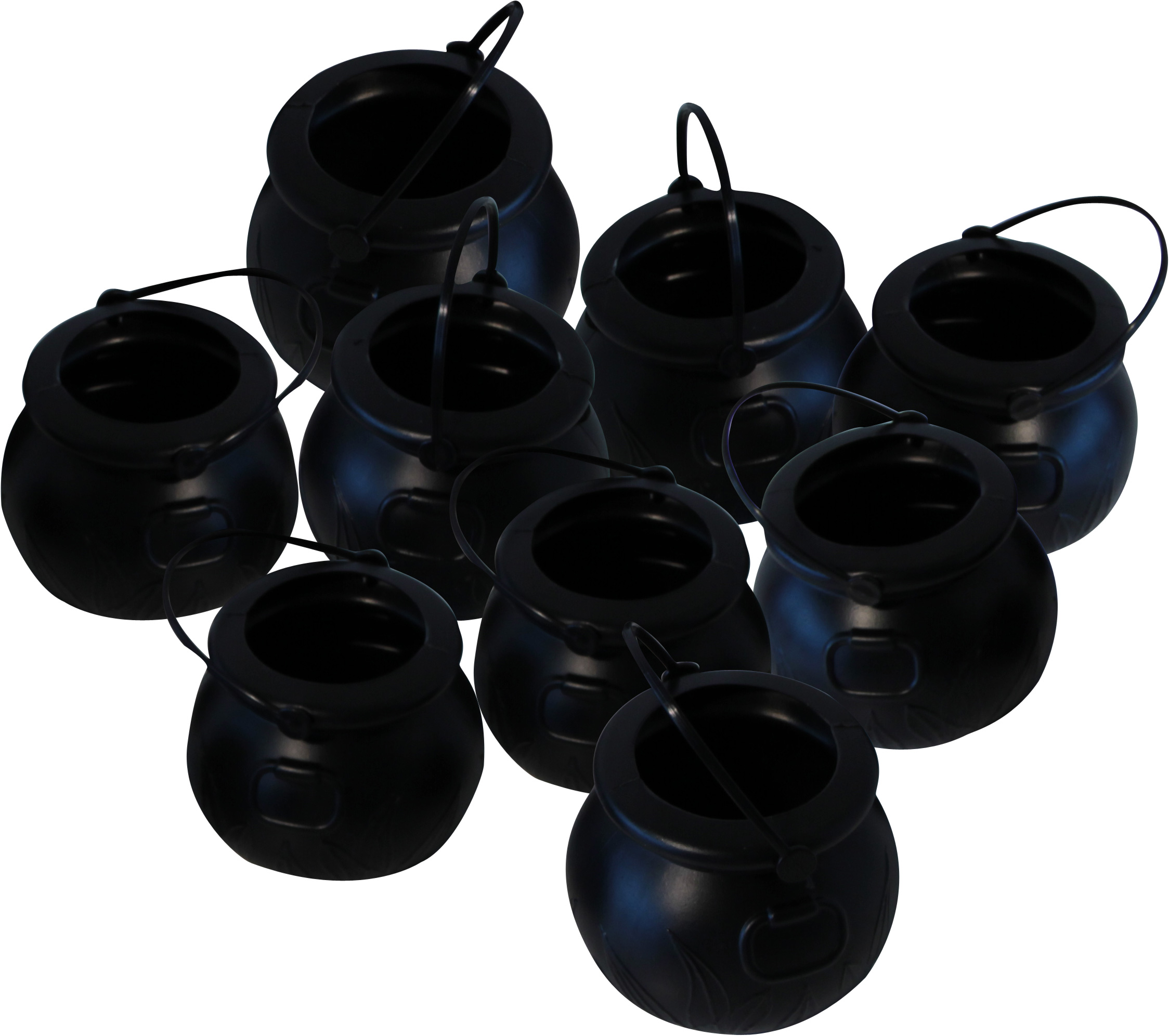 Lot 6 minis chaudrons 7 cm