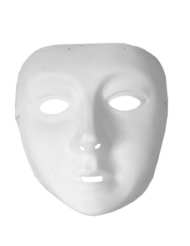 Masque blanc enfant