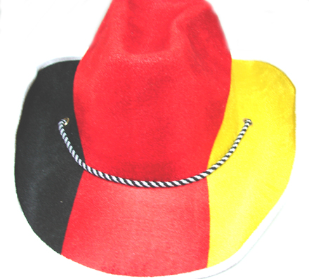 Chapeau cowboy supporter Allemagne