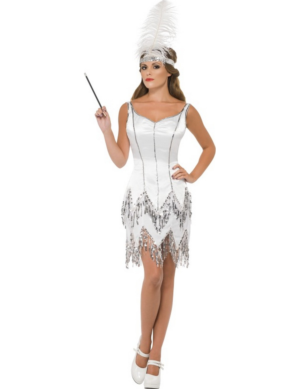 Déguisement charleston blanc femme