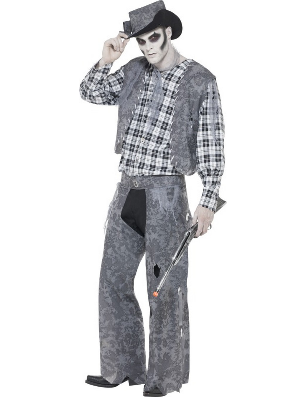 Déguisement fantôme cowboy homme Halloween