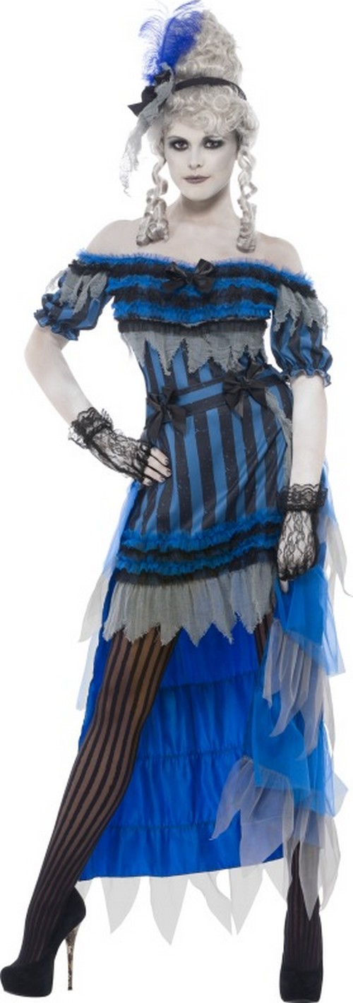 Déguisement fantôme danseuse saloon femme Halloween