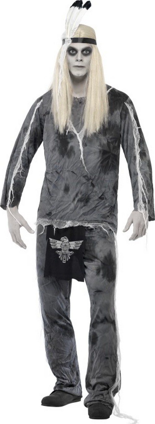 Déguisement fantôme indien homme Halloween