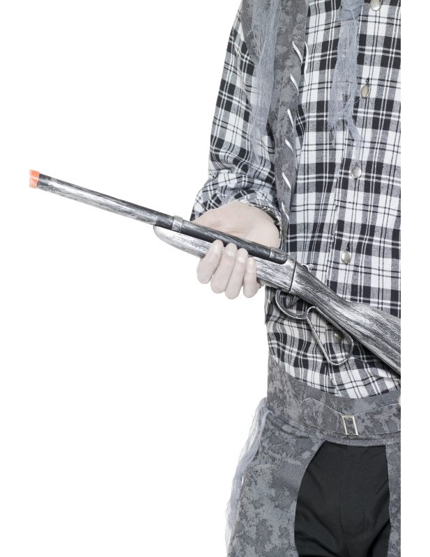 Pistolet gris adulte en plastique