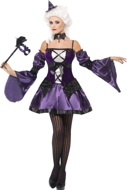 Déguisement baroque violet femme Halloween