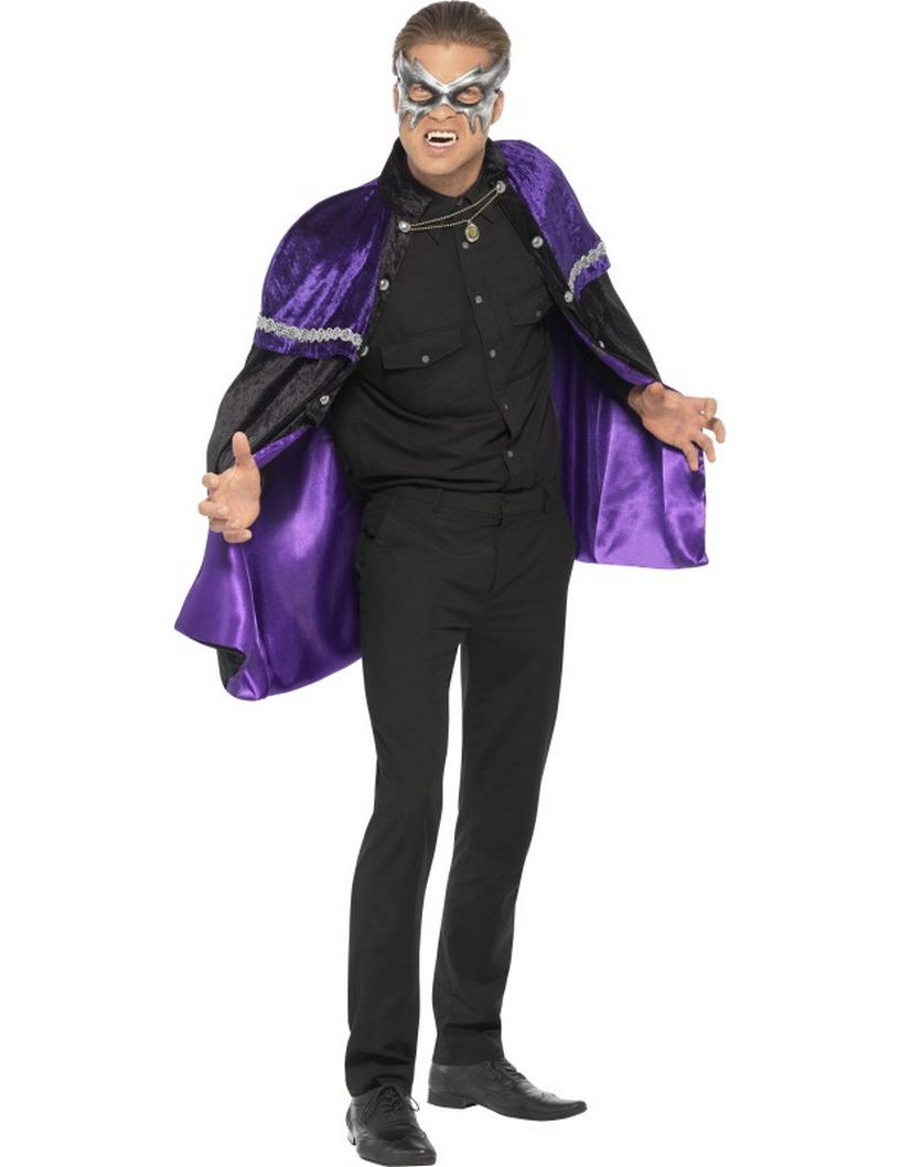 Cape violette adulte Halloween