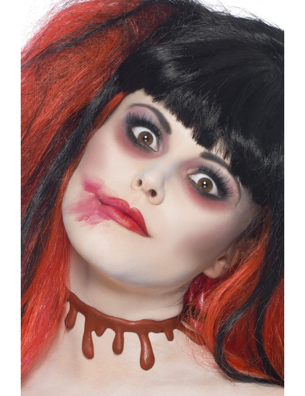 Ras de cou marques de sang adulte Halloween
