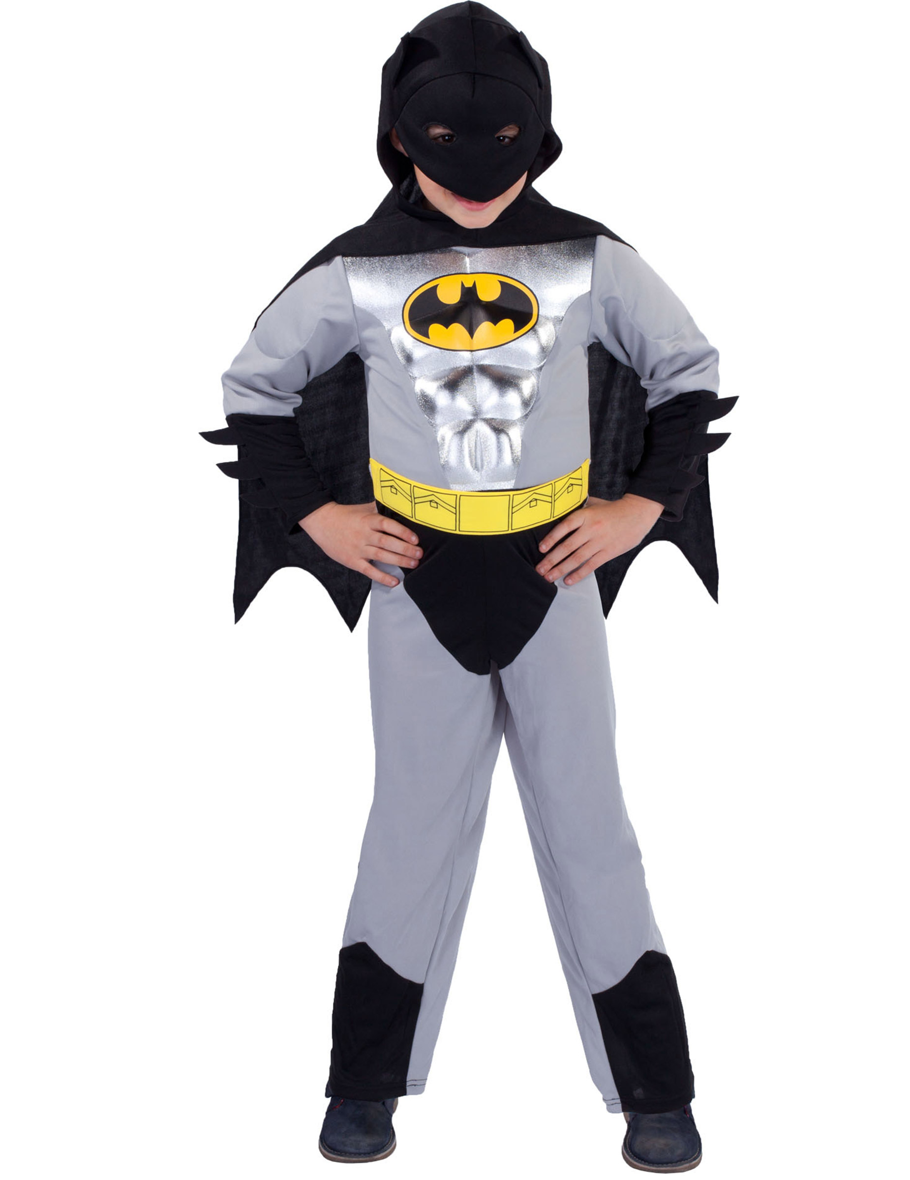 Déguisement Batman classique argenté garçon