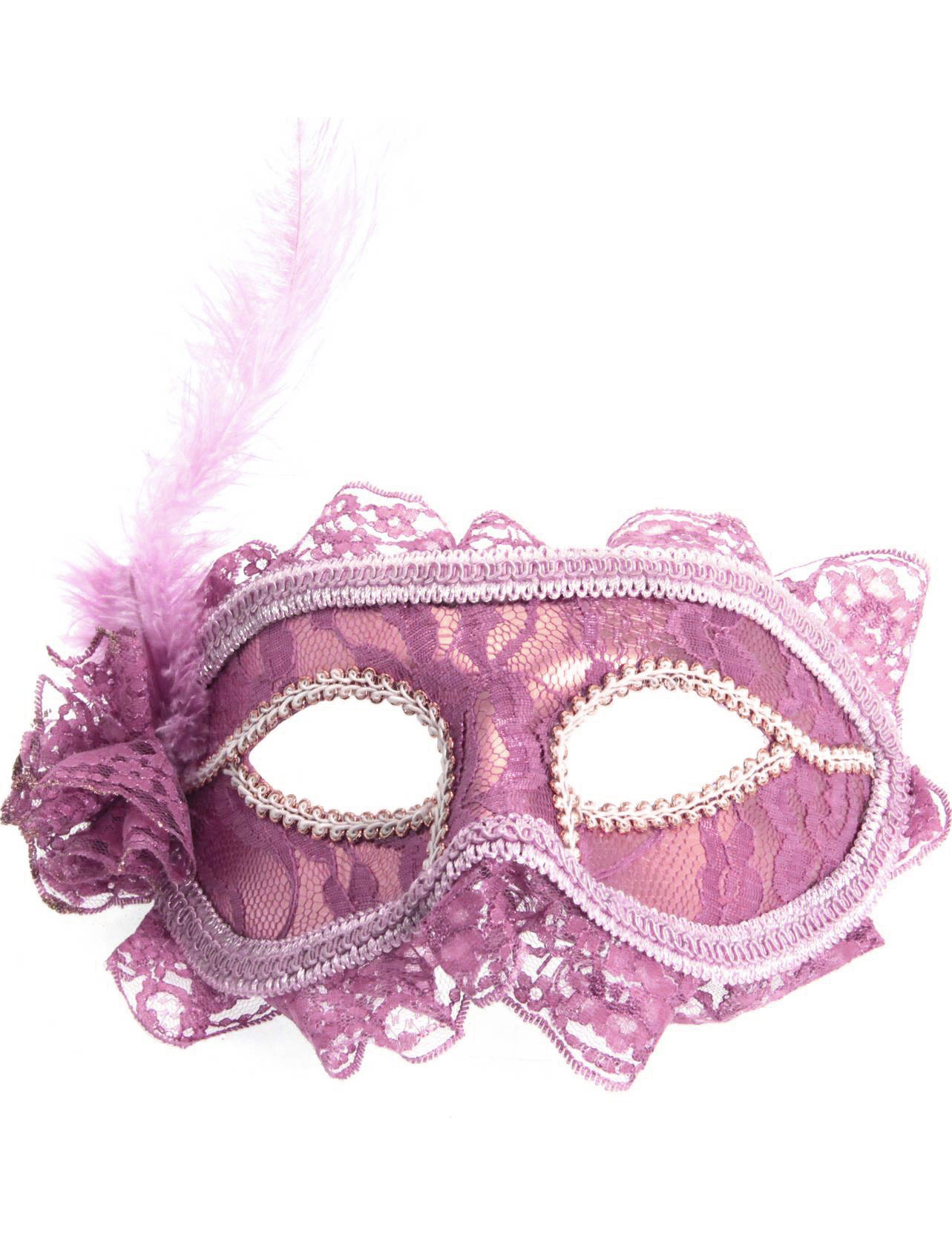 Loup dentelle adulte violet