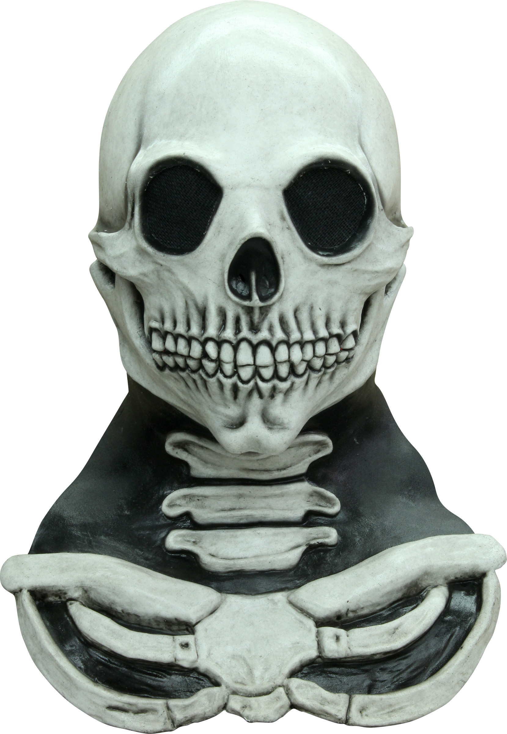Masque et torse squelette adulte Halloween