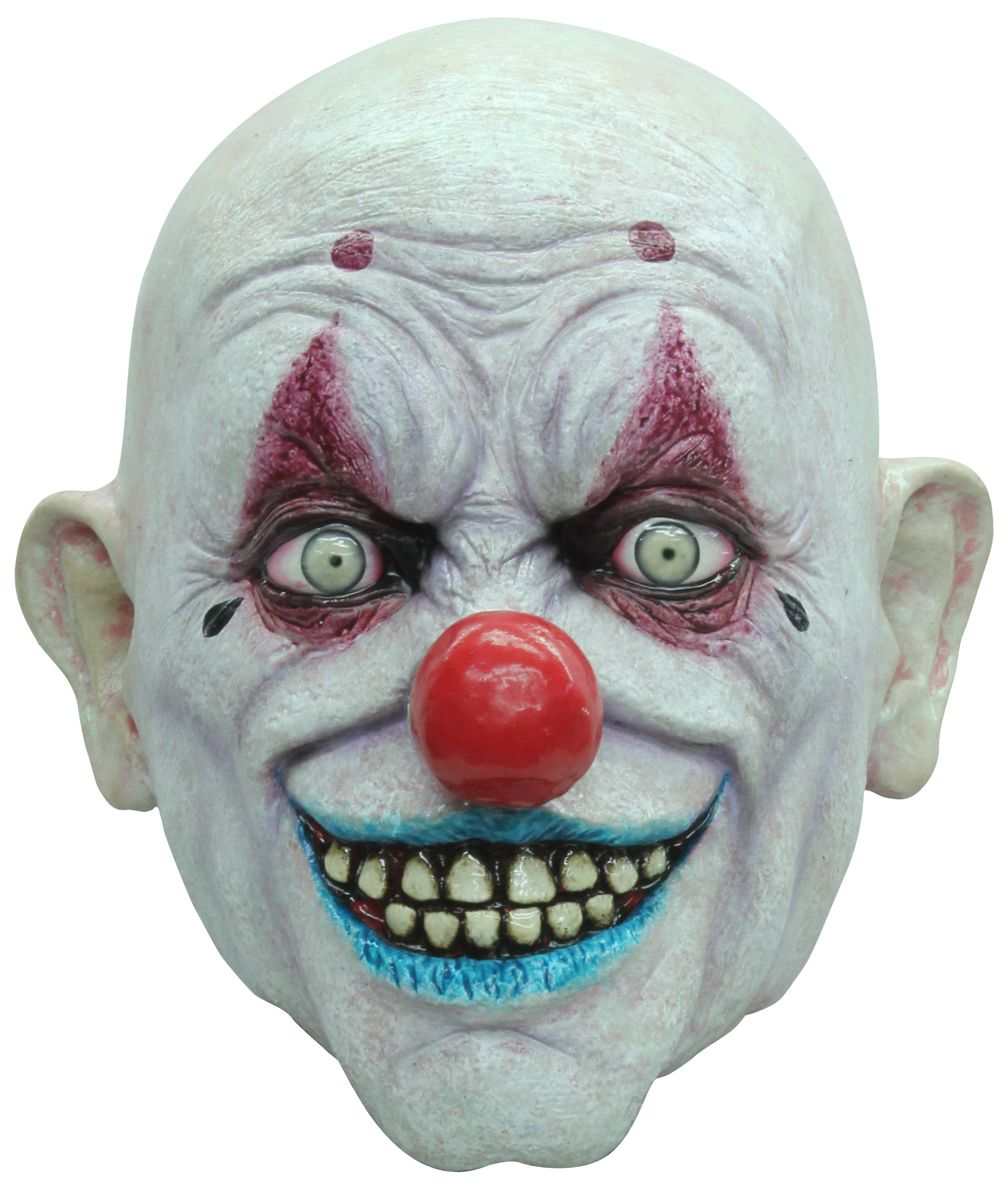 Masque clown chauve adulte