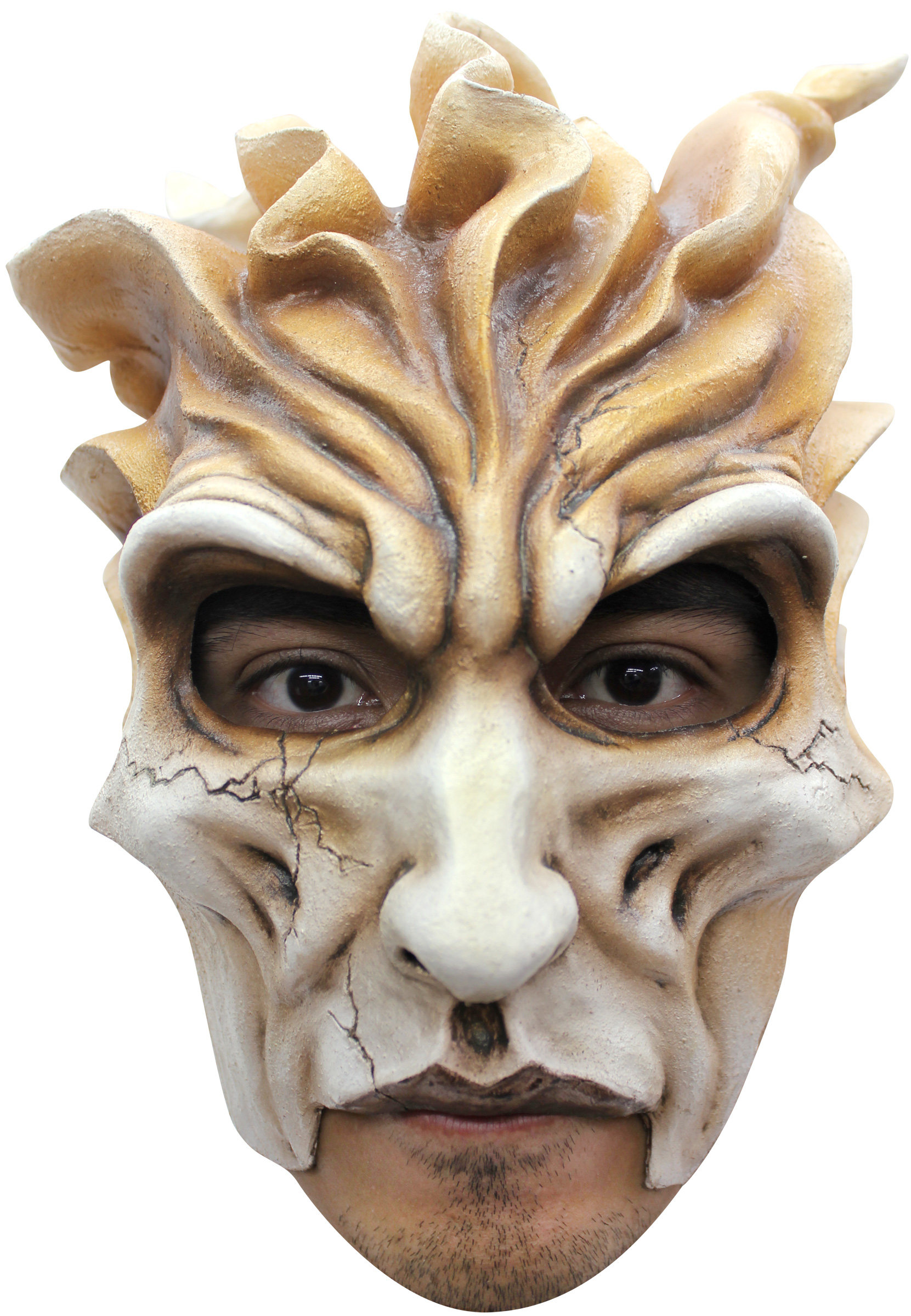 Masque monstre fossilisé adulte