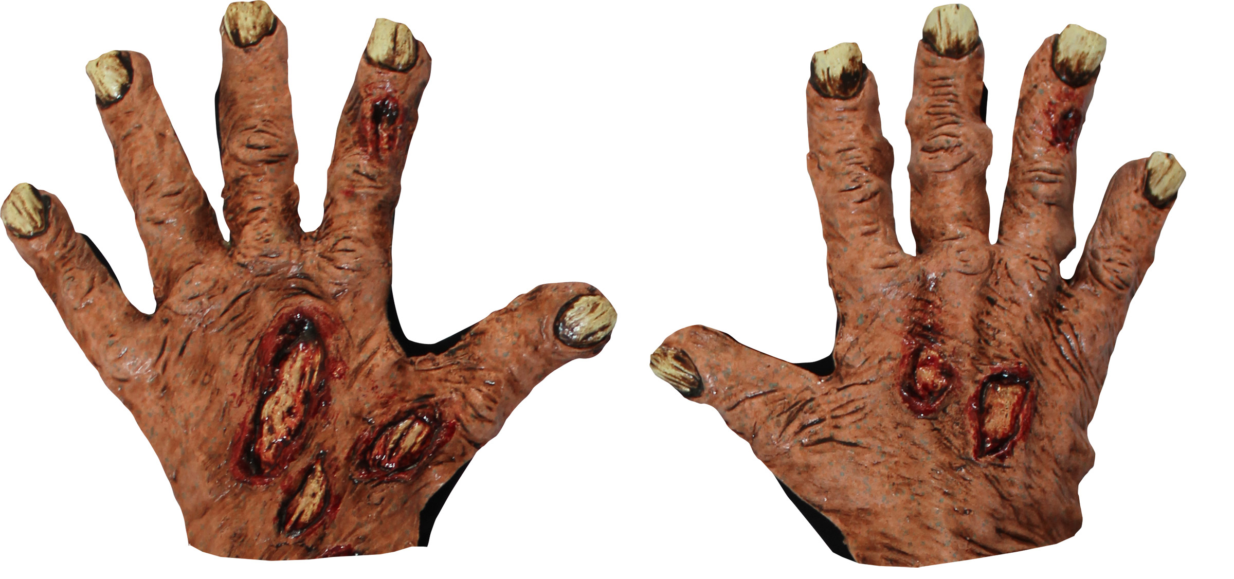 Gants zombie adulte halloween