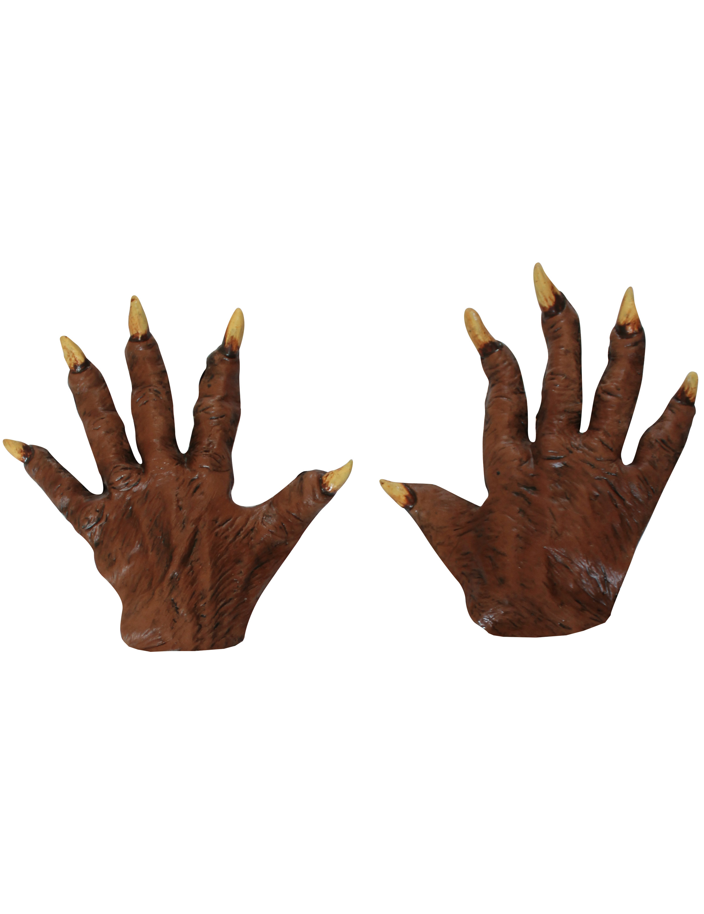 Mains loup garou adulte halloween