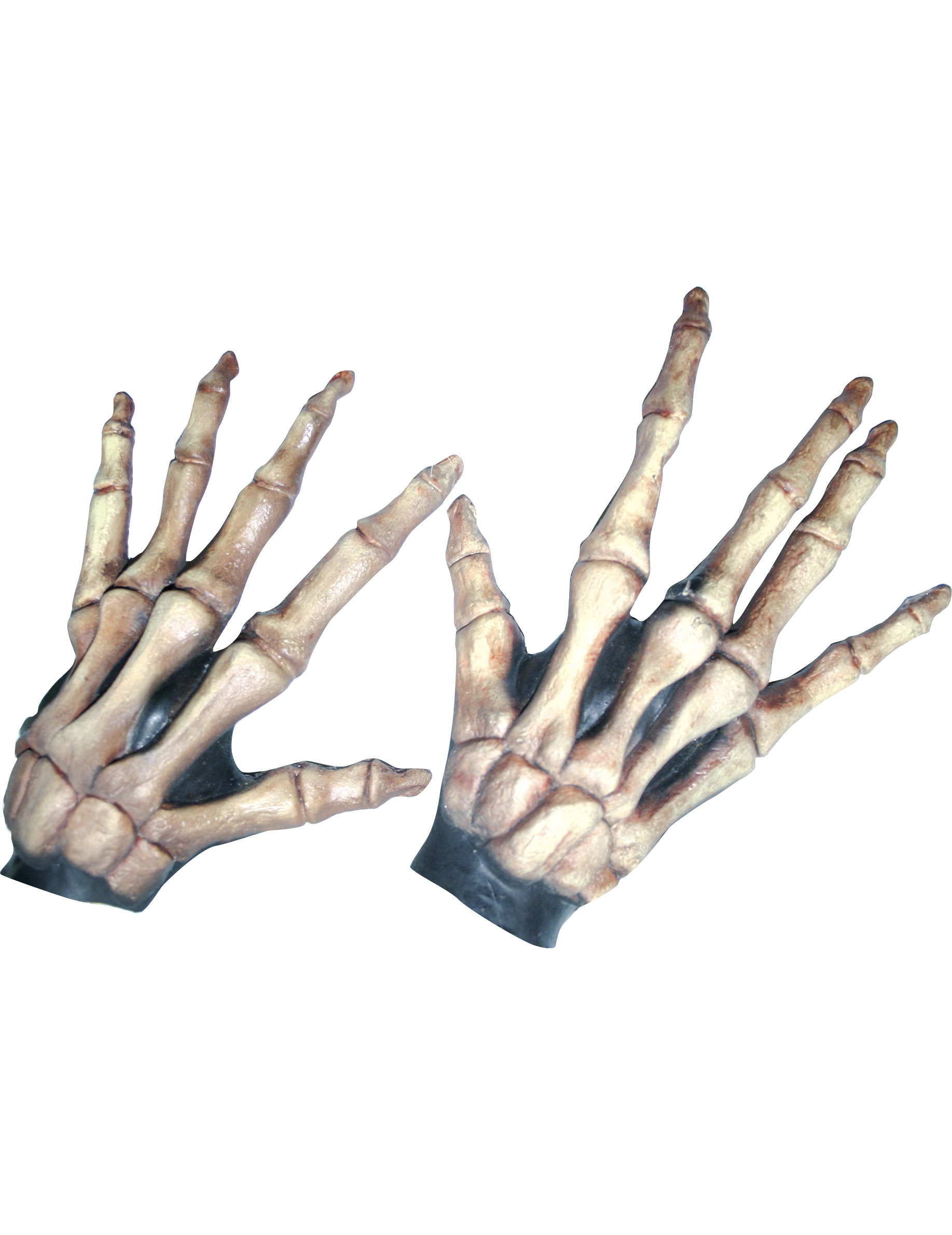 Gants courts os squelettique enfant Halloween