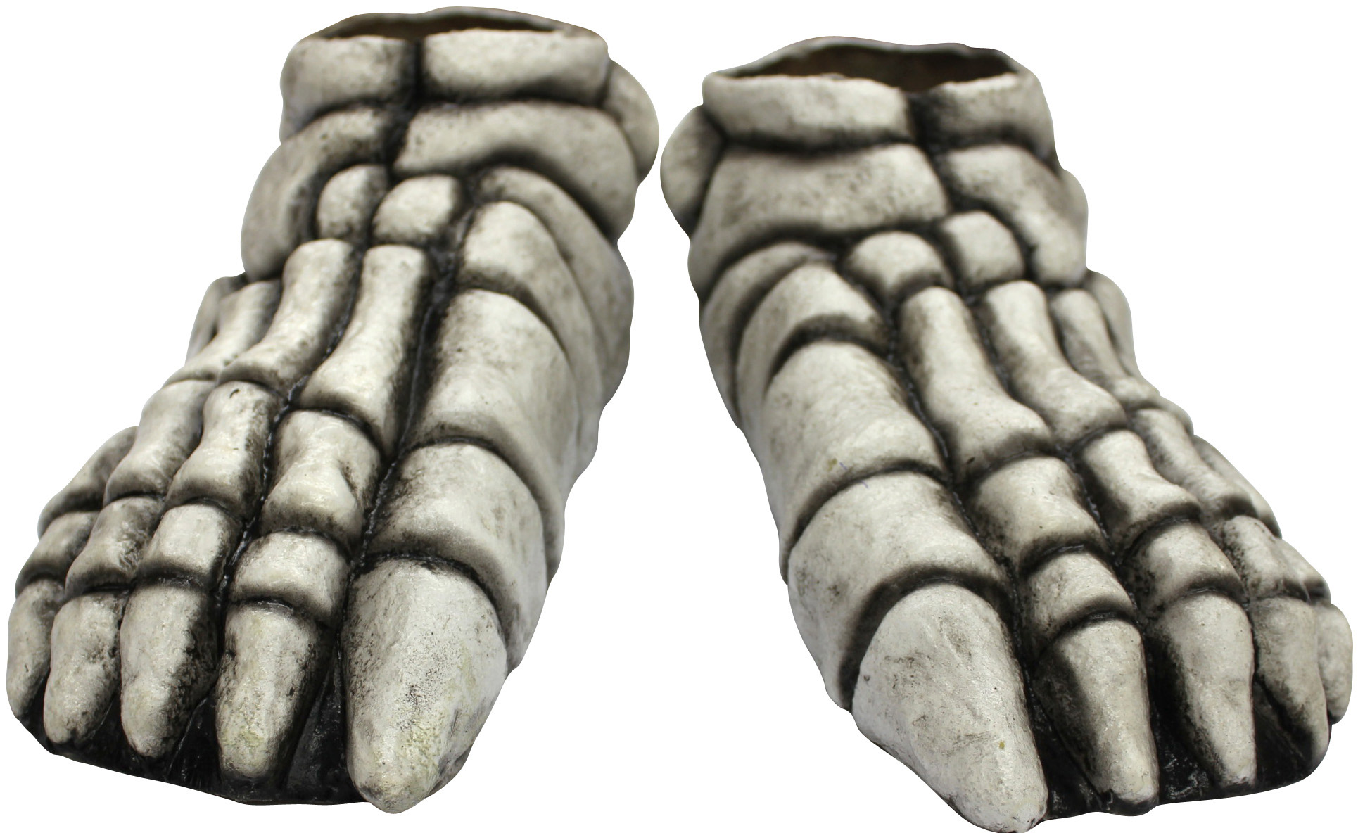 Pieds blancs squelette adulte Halloween