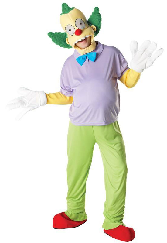 Déguisement Krusty le clown adulte