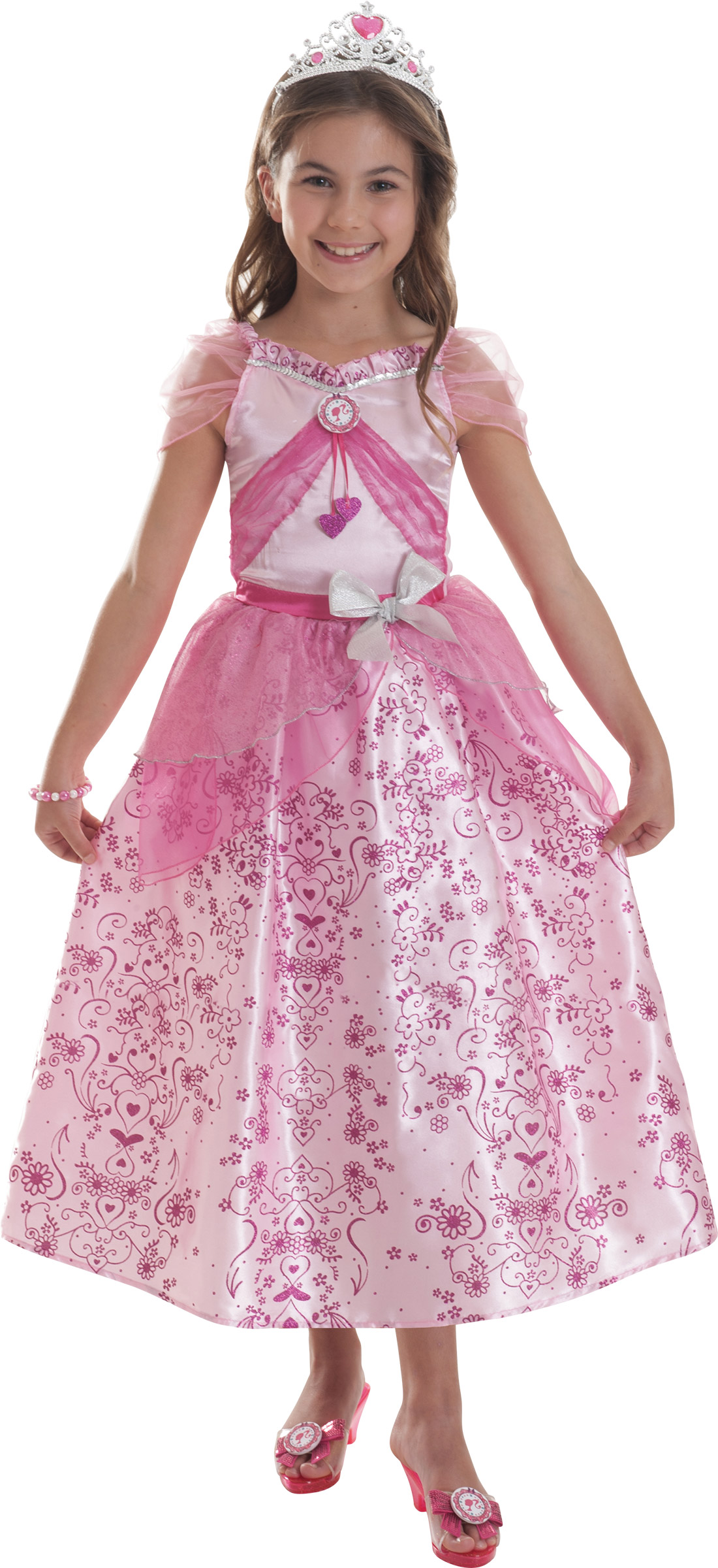 Déguisement Barbie princesse pastel fille
