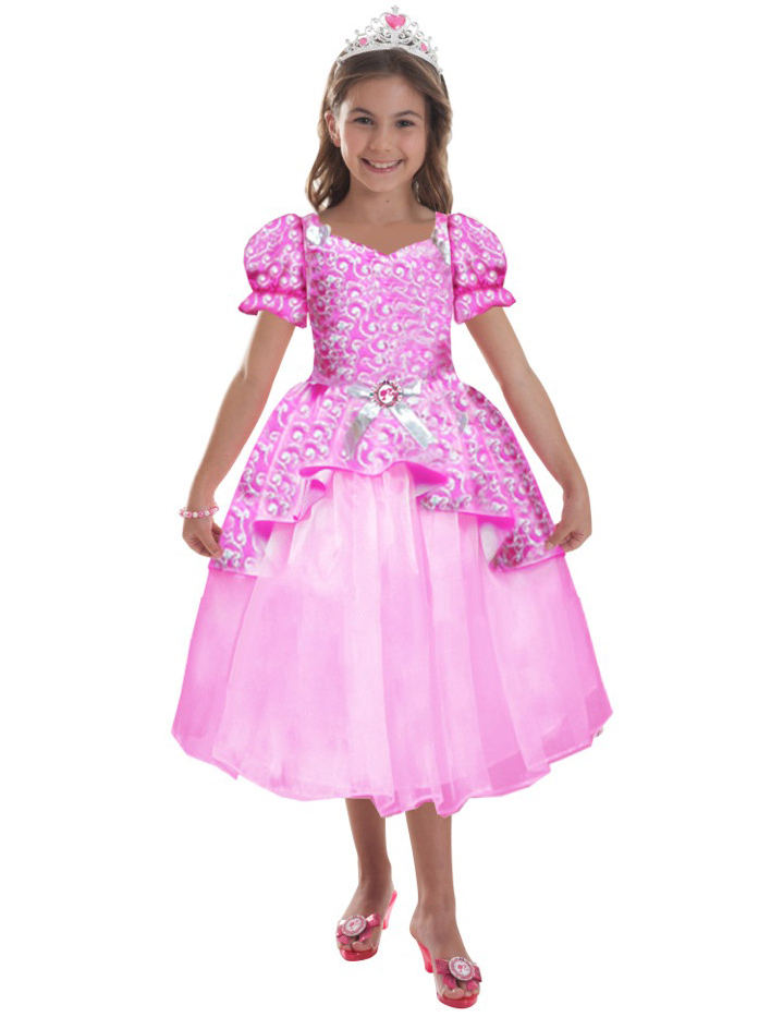 Déguisement Barbie princesse scintillante fille
