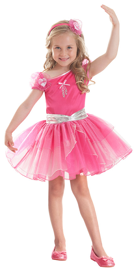 Déguisement Barbie ballerine fuchsia fille