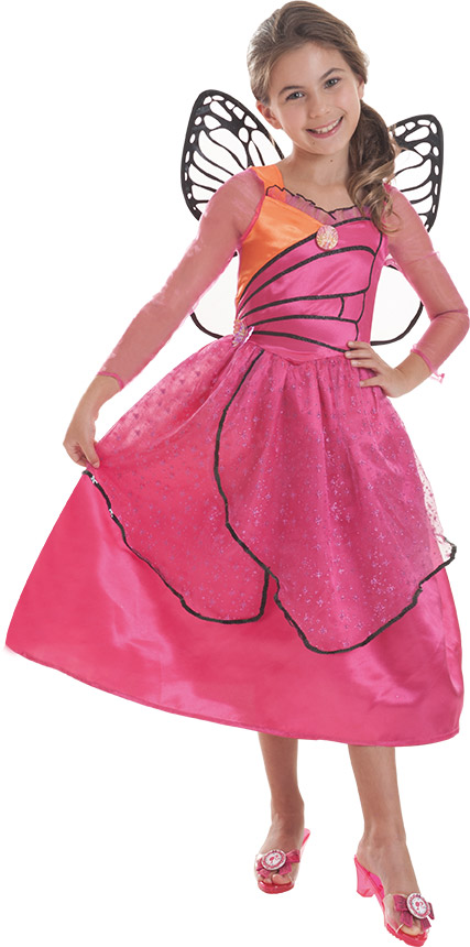 Déguisement Barbie Princesse Mariposa fille