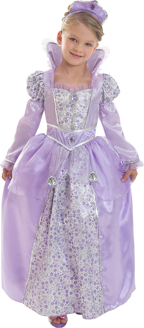 Déguisement Corolle reine lilas fille