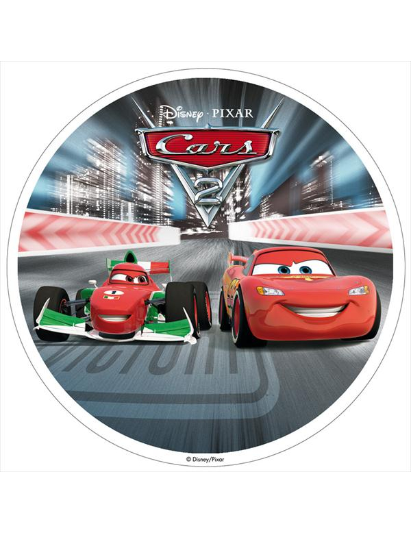 Disque azyme 20 cm Cars 2