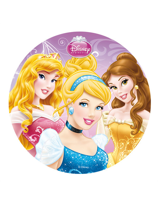 Disque azyme 20 cm Princesses Disney