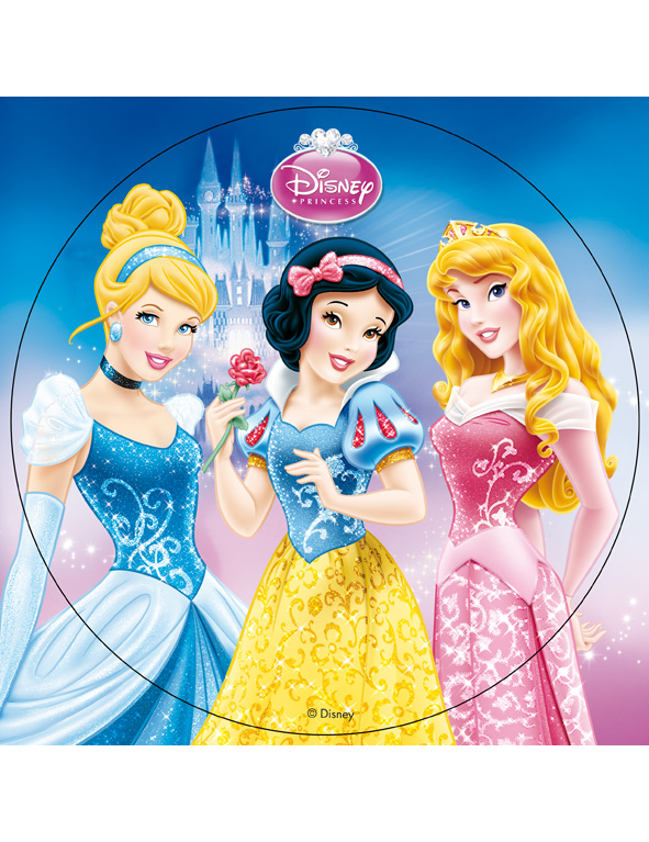Disque azyme 20 cm Princesses Disney