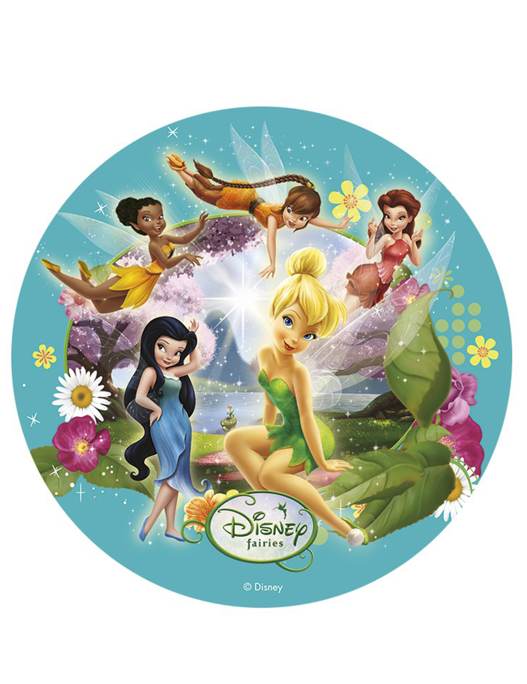 Disque azyme Fée Clochette 18,5 cm