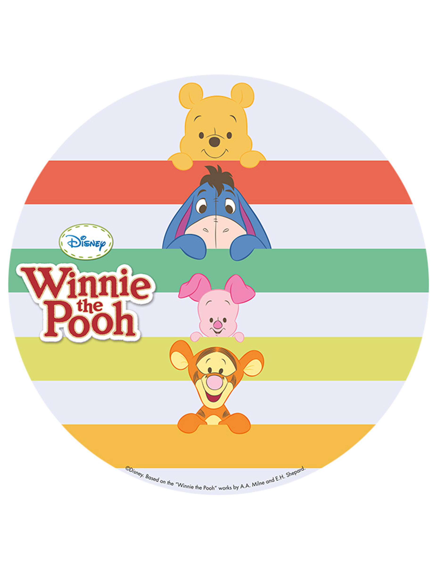 Disque azyme 20 cm Winnie l'Ourson