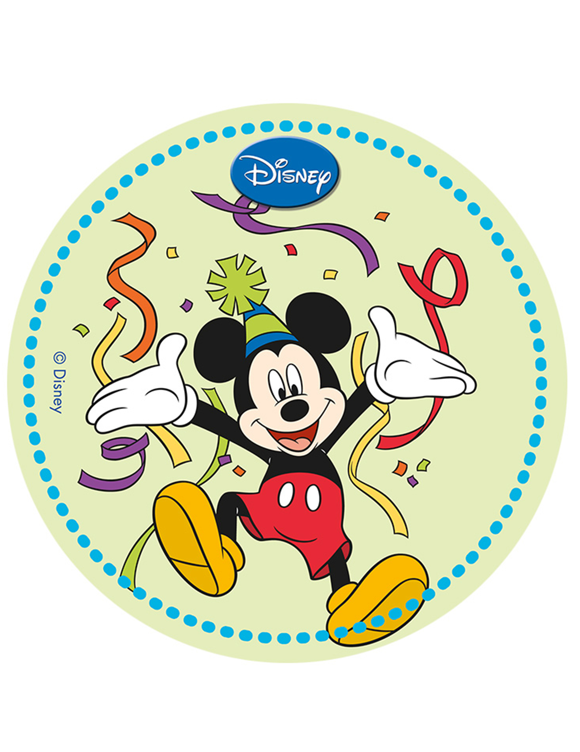 Disque azyme 20 cm Disney célébration