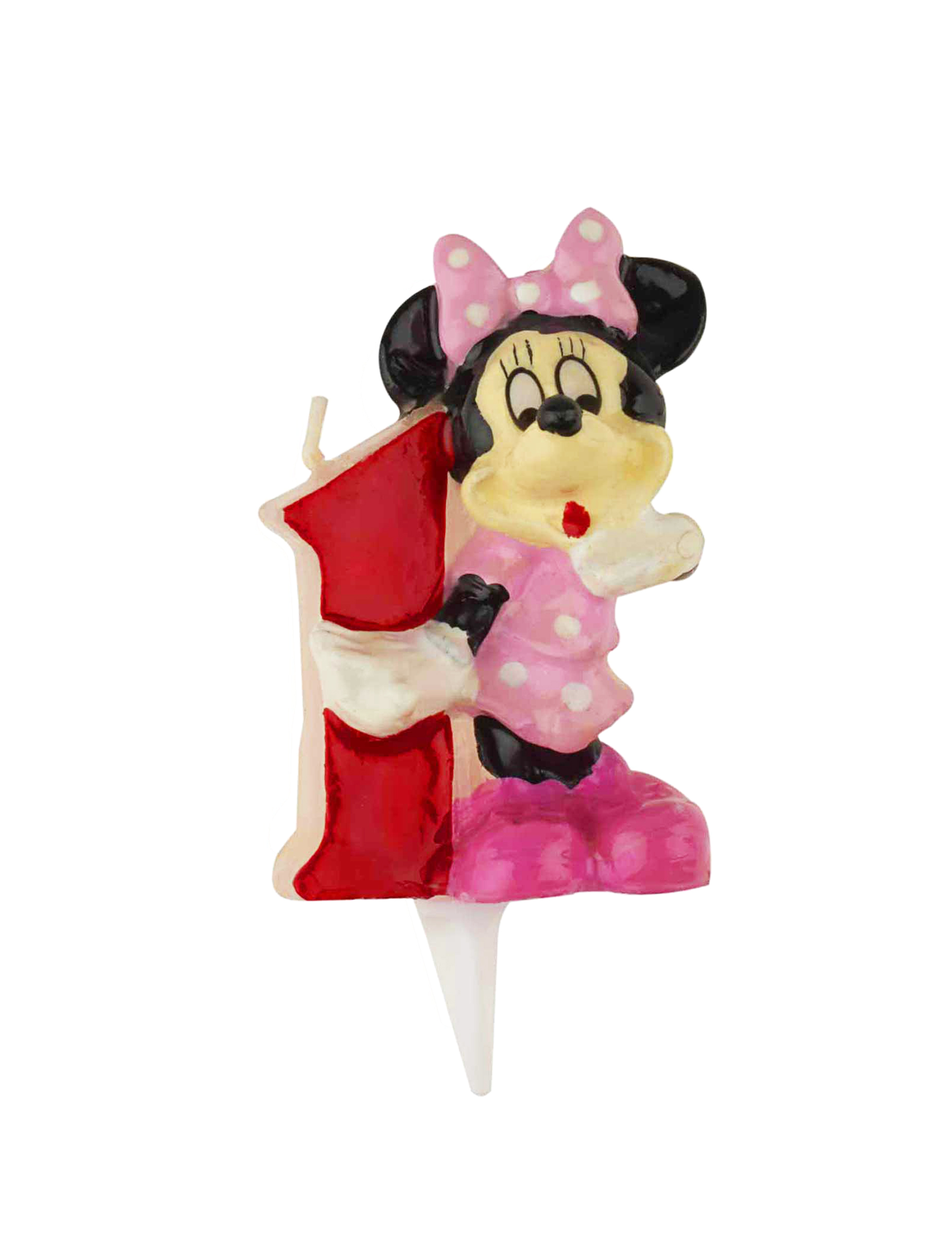 Bougie chiffre 1 Minnie