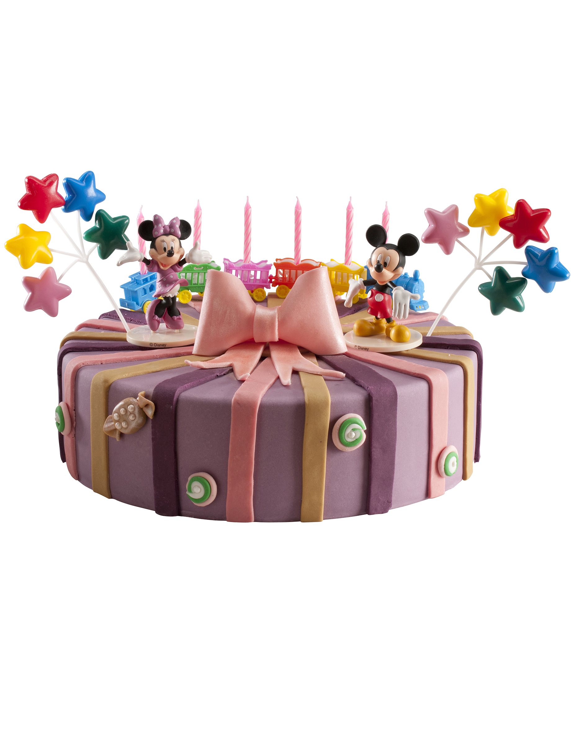 Décorations gâteau Mickey & Minnie