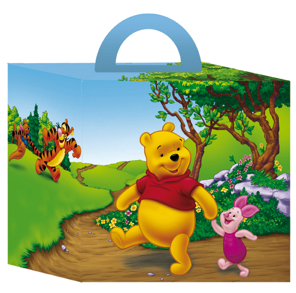 4 Boîtes cadeaux Winnie birthday