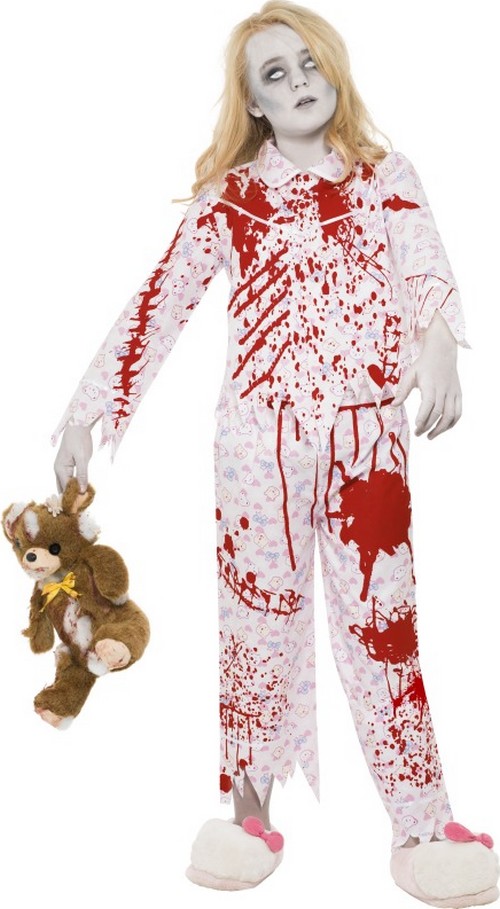 Déguisement zombie pyjama fille Halloween