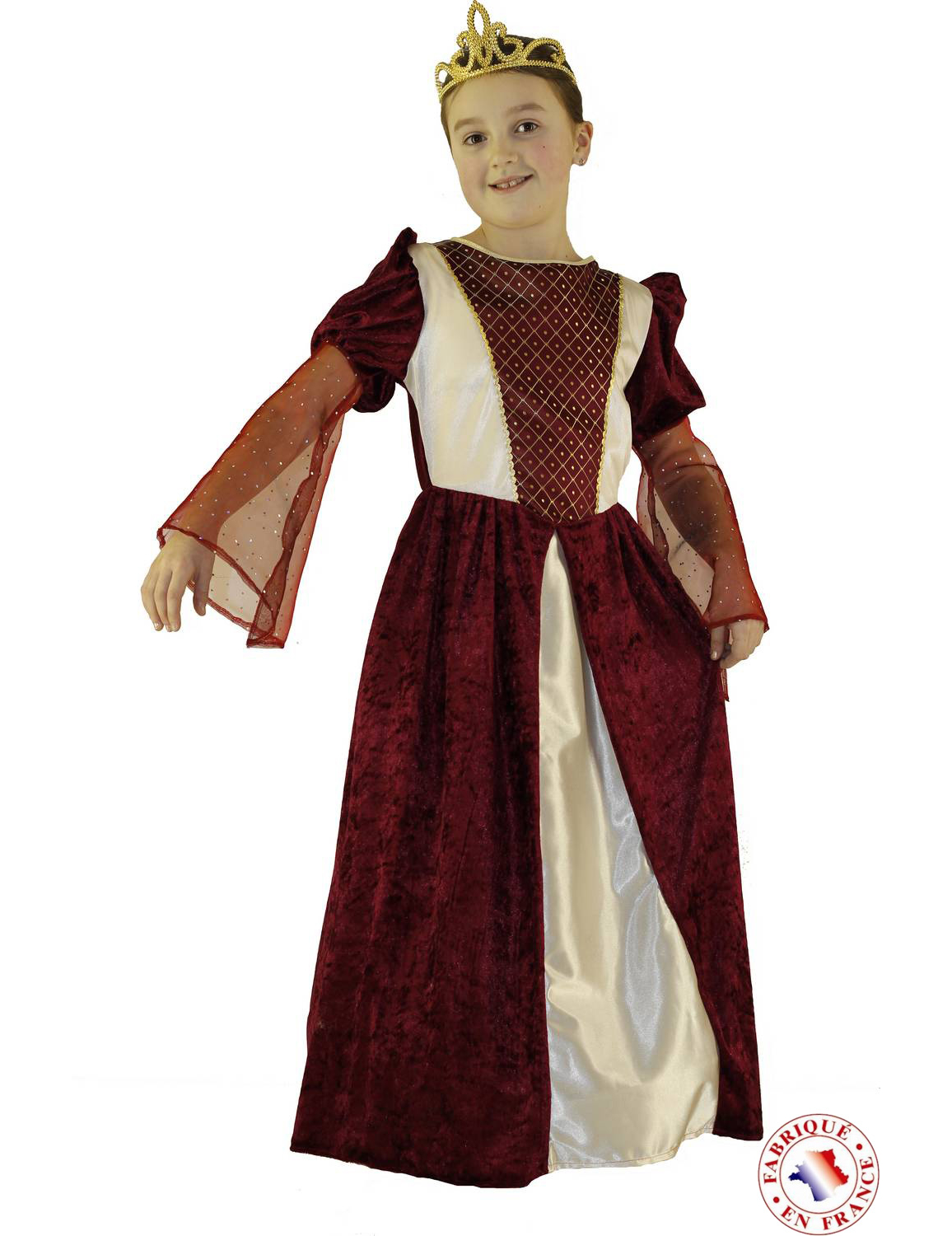Déguisement princesse médiévale luxe