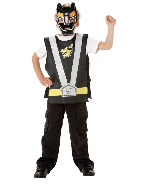 Kit Power Rangers noir enfant