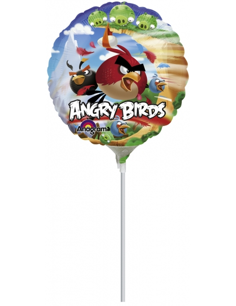 Ballon aluminium Angry birds 23 cm