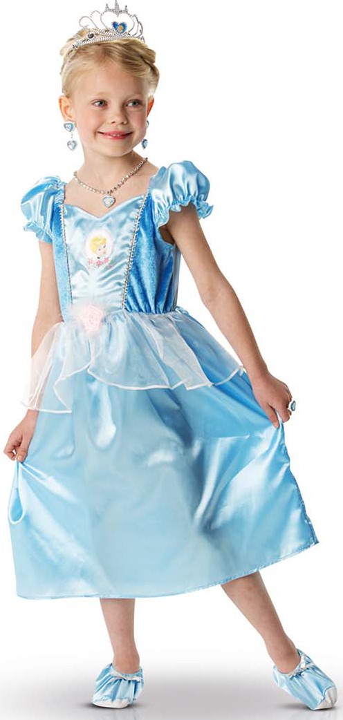 Déguisement Cendrillon avec bijoux fille