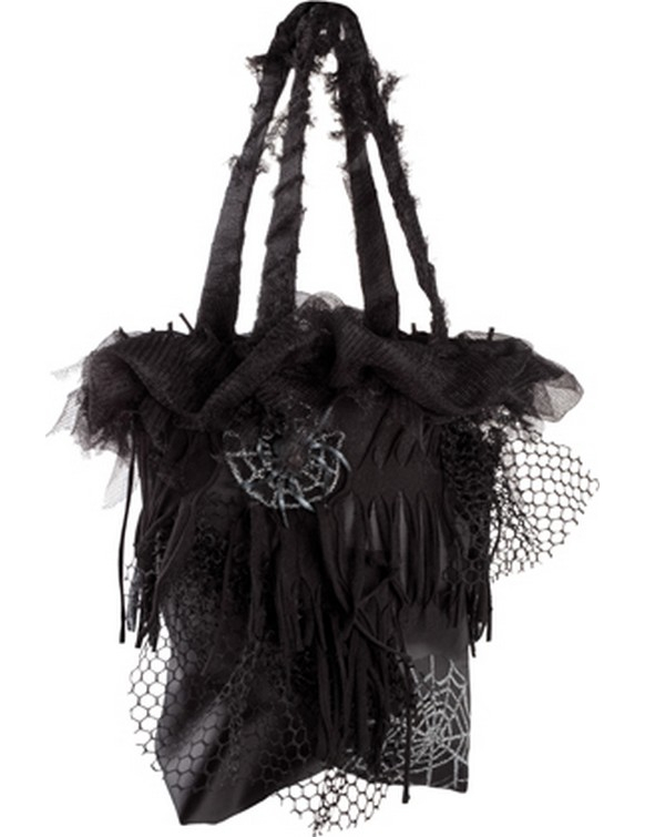 Sac noir araignées Halloween