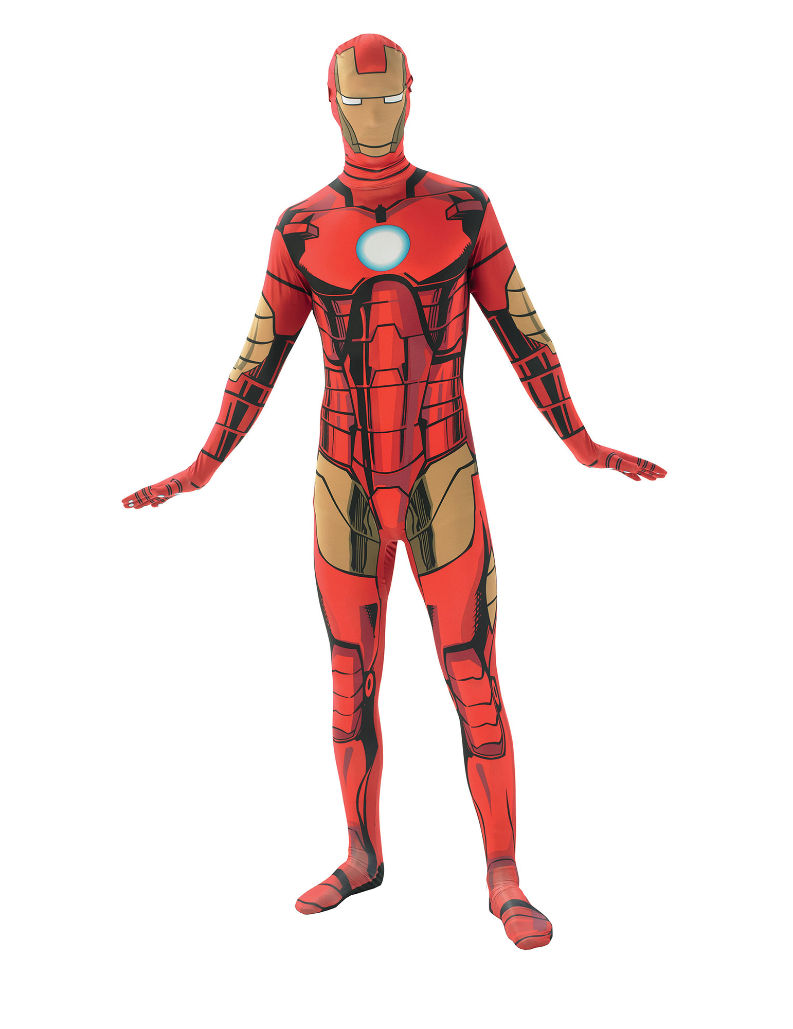Déguisement seconde peau Iron Man adulte