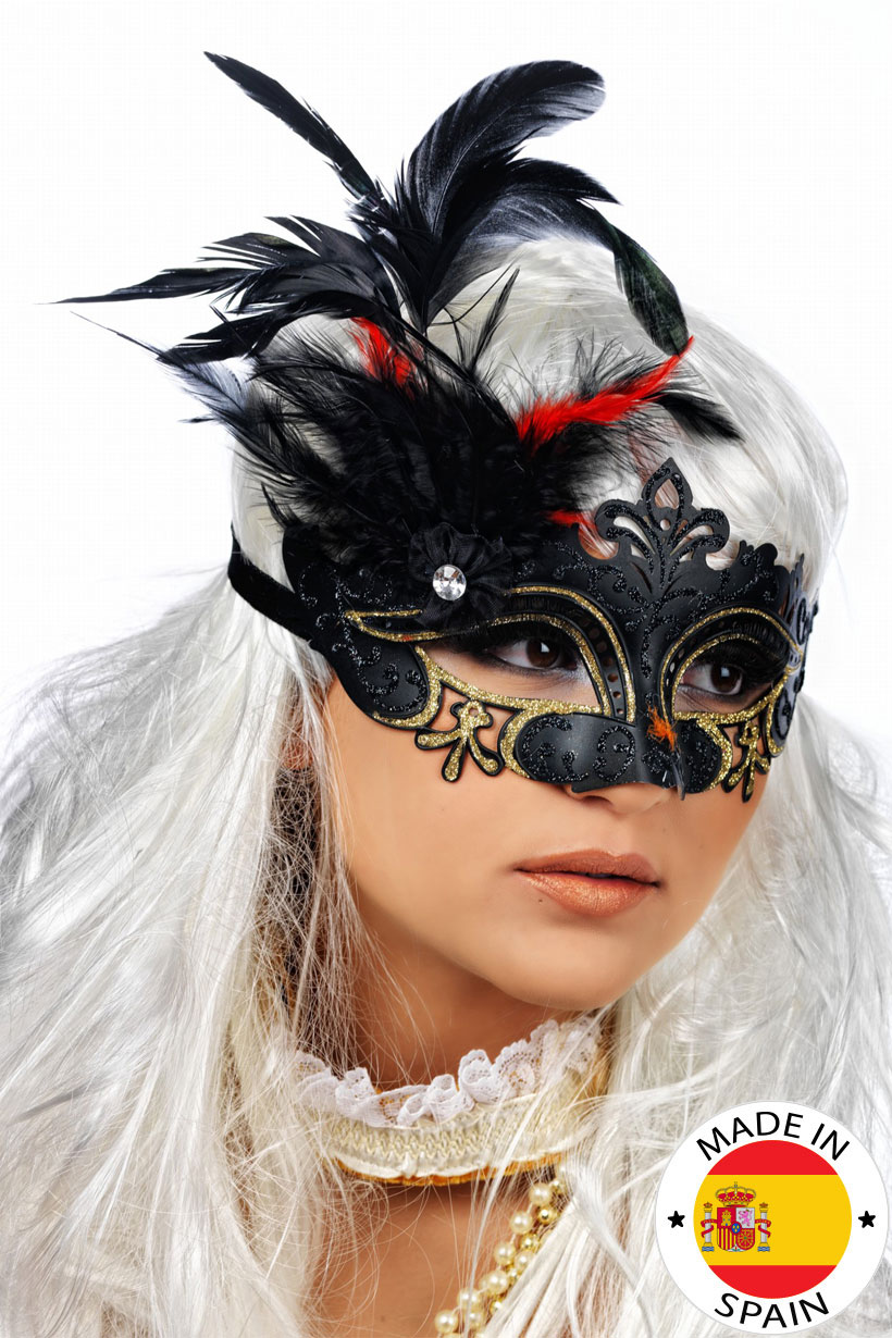 Masque à plumes Adulte