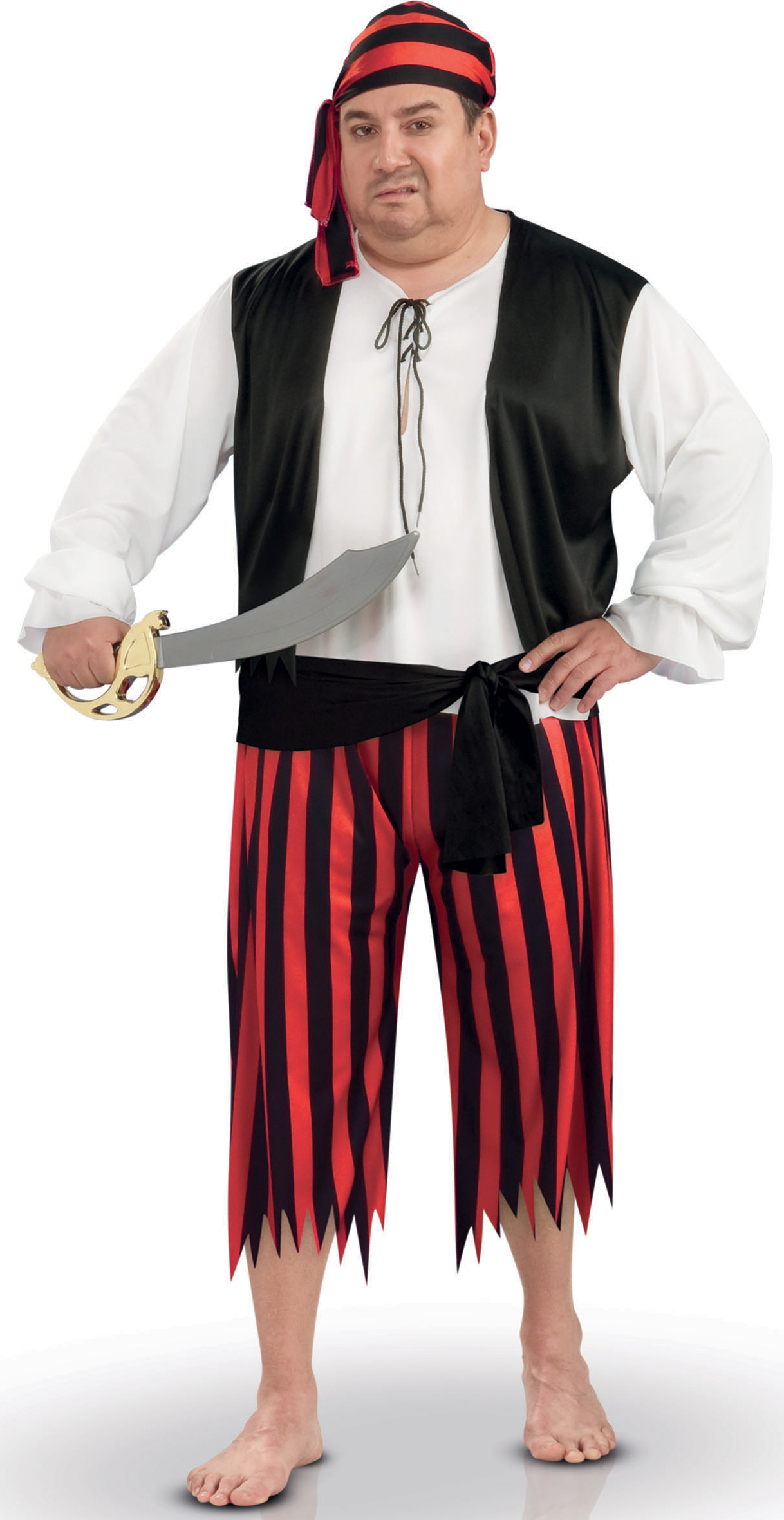 Déguisement Pirate ceinture noire homme