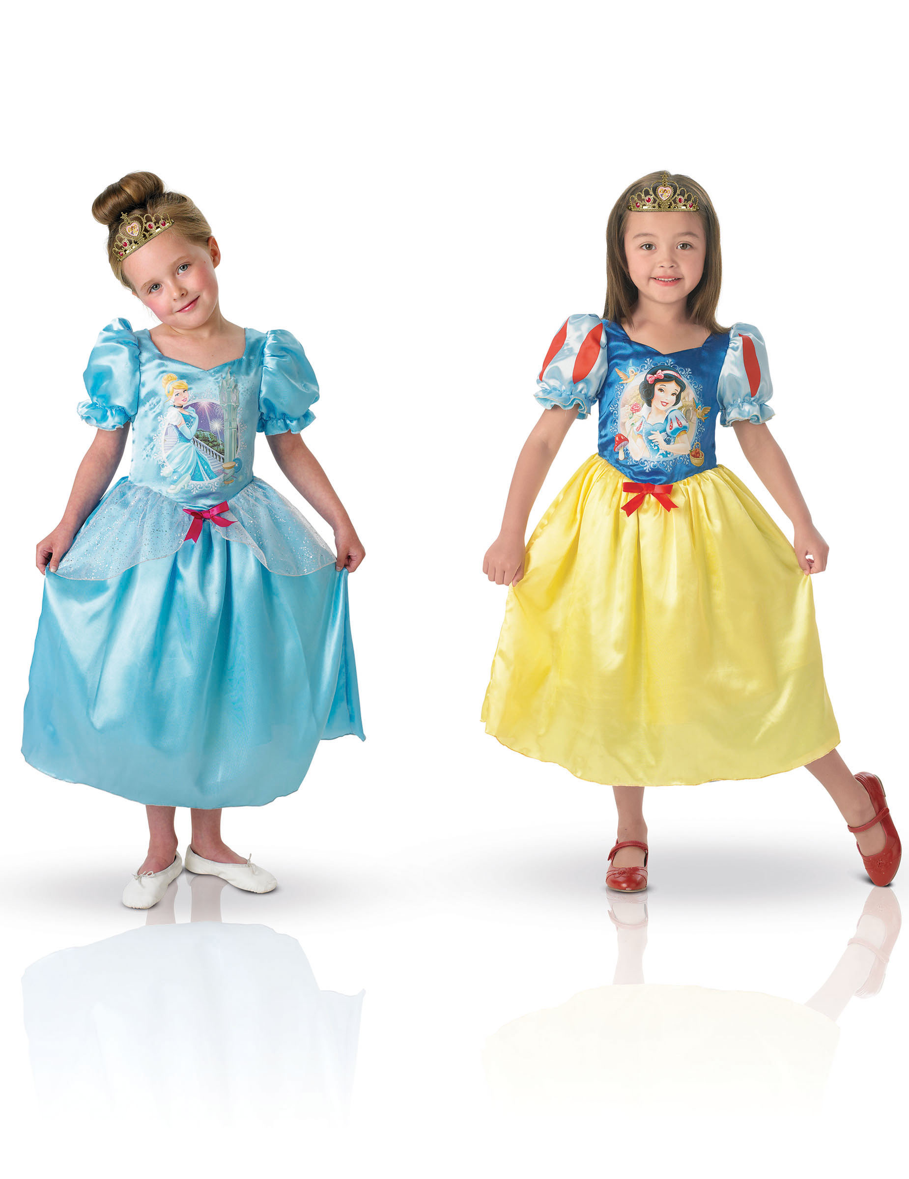 Déguisement réversible Blanche-Neige et Cendrillon fille