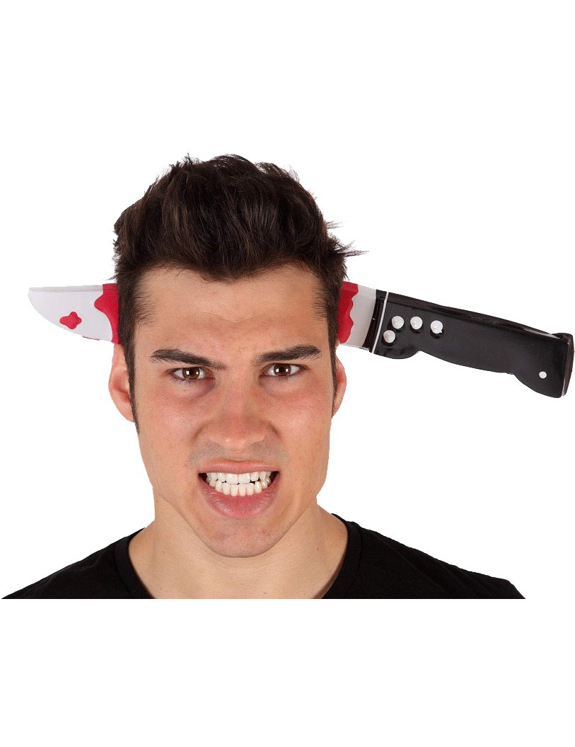 Serre-tête couteau ensanglanté Halloween