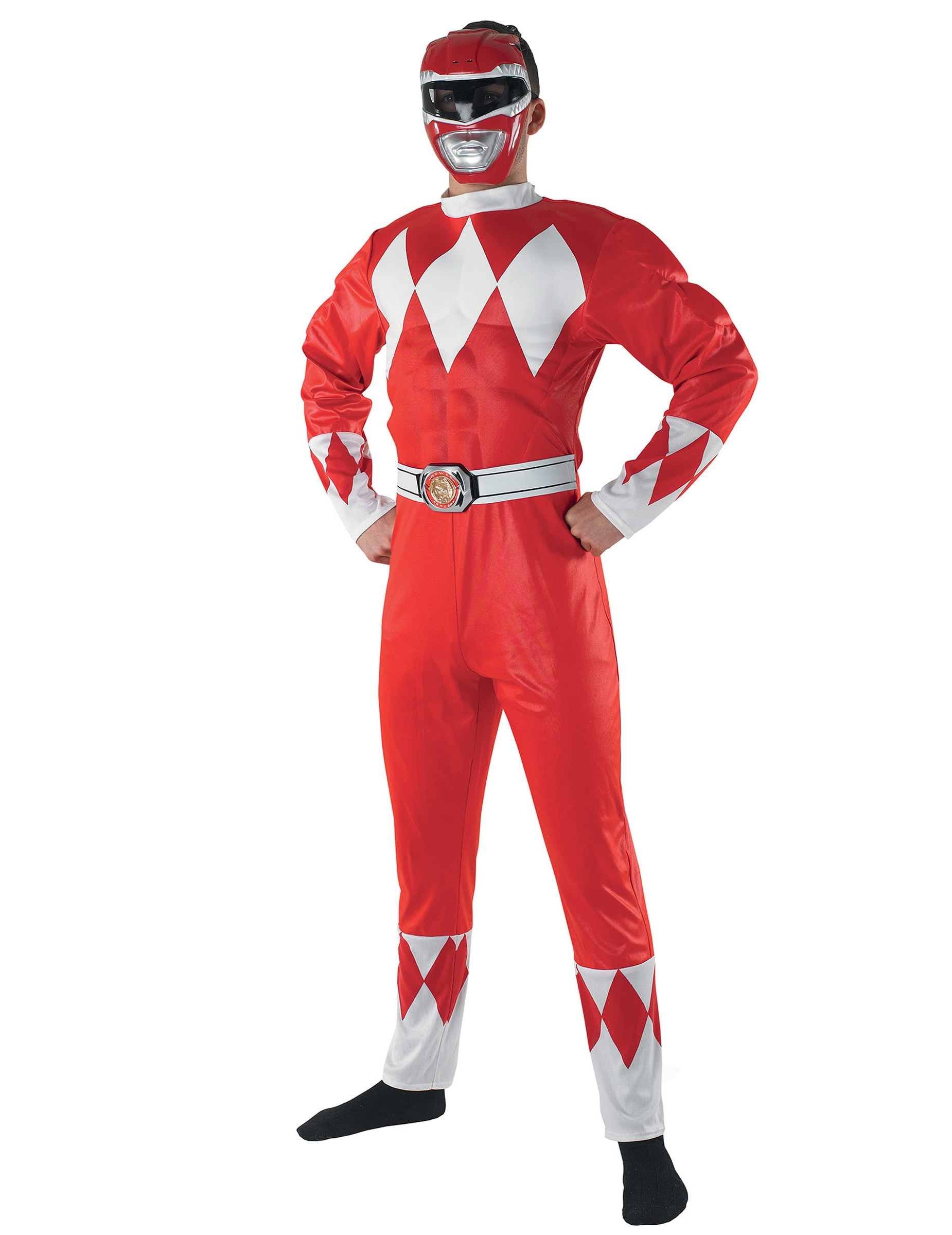 Déguisement Power Rangers rouge adulte