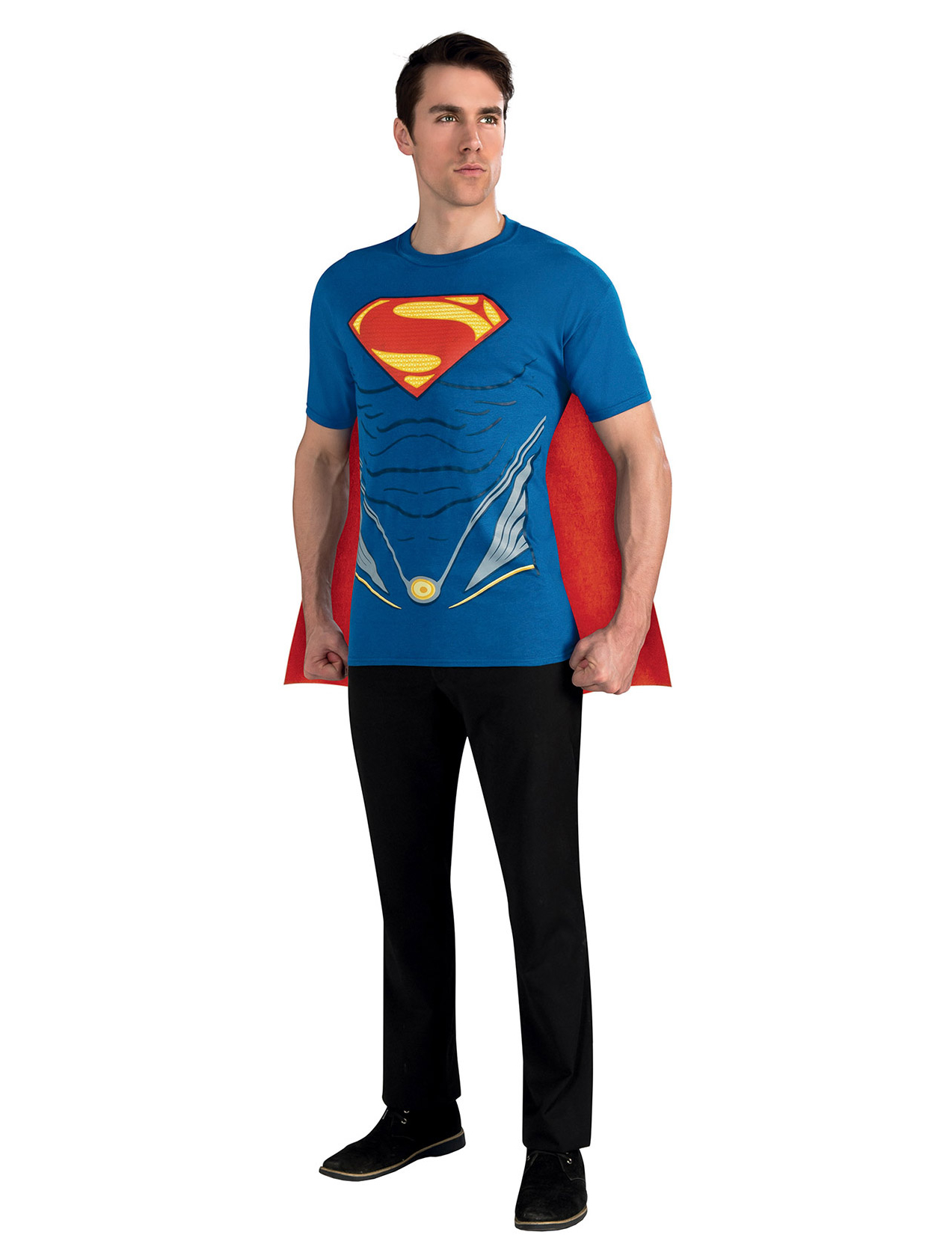 T-shirt Superman Man of Steel adulte